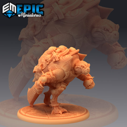 Skull Turtle Walking 739 - #23 Psionic Overlords - Epic Miniatures | Large | Humanoids, Sword