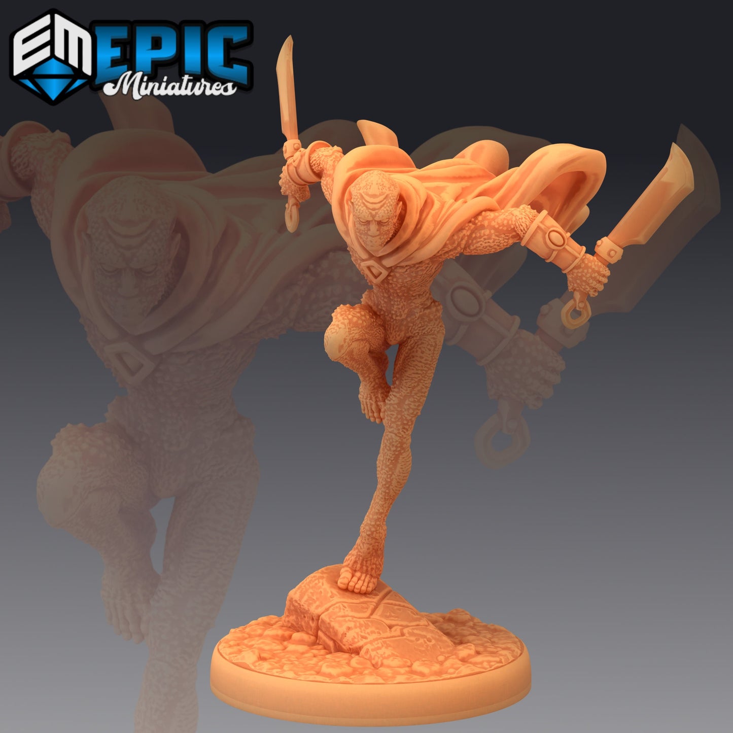 Greater Doppleganger Dagger 752 - #23 Psionic Overlords - Epic Miniatures | Medium | Humanoids, Masculine, Dagger