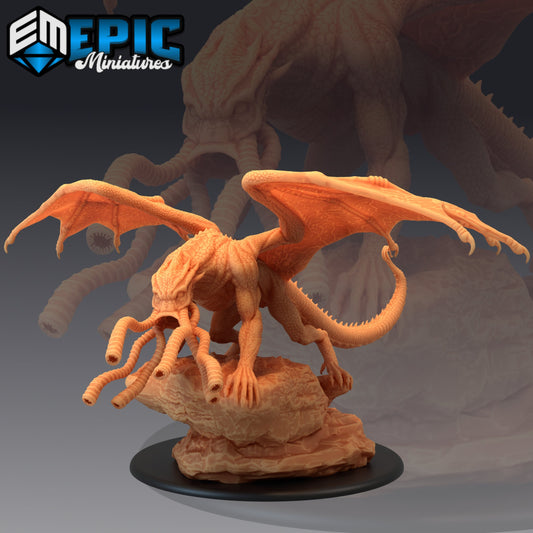 Brain Devourer Dragon - Epic Miniatures | Gargantuan | Dragon