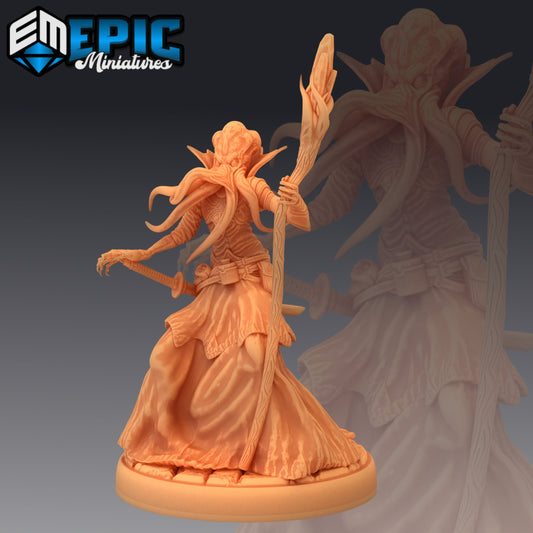 Mind Eater 756 - #23 Psionic Overlords - Epic Miniatures | Medium | Humanoids, Staff