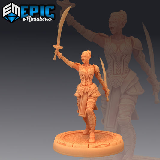 Slave Rebel Sword 769 - #23 Psionic Overlords - Epic Miniatures | Medium | Humanoids, Feminine, Sword