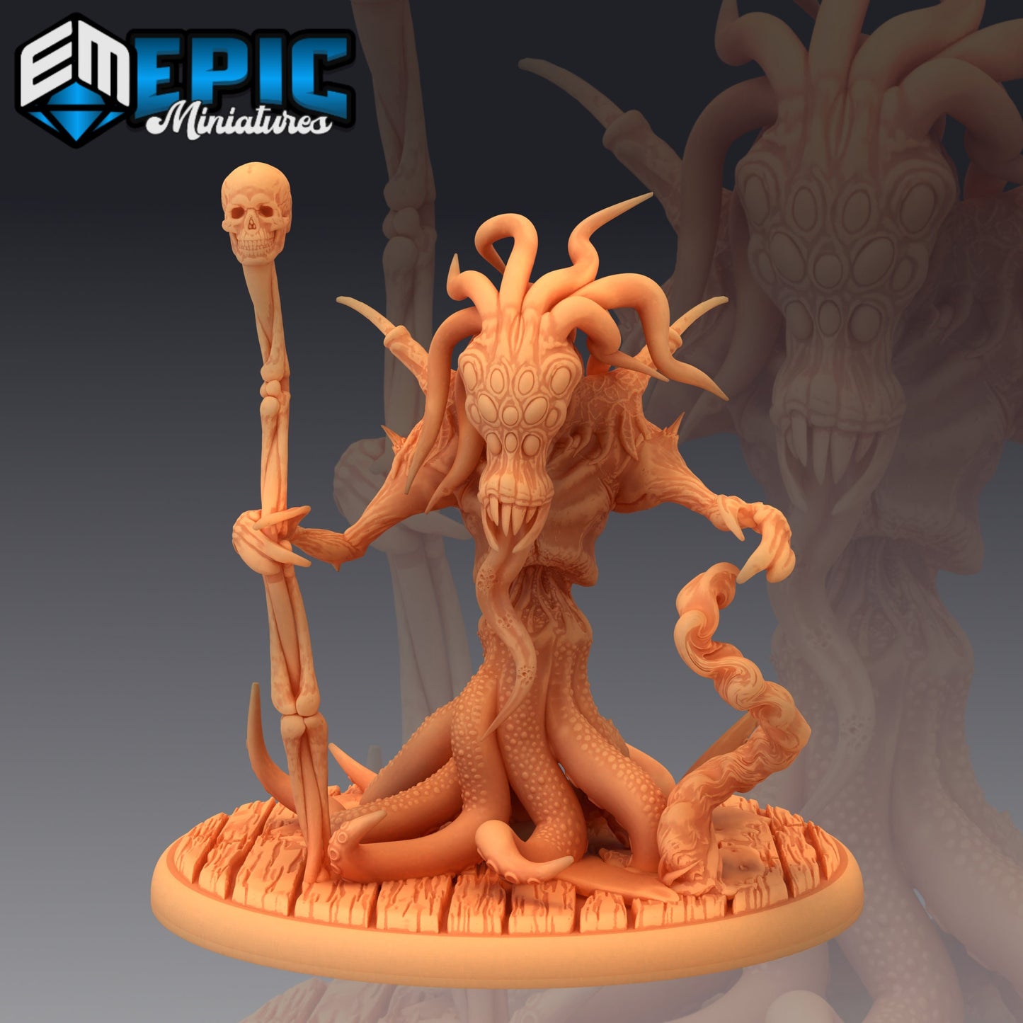 Nug-Soth Necromancer 839 - #25 Endless Nightmare - Epic Miniatures | Large | Monstrosity, Staff