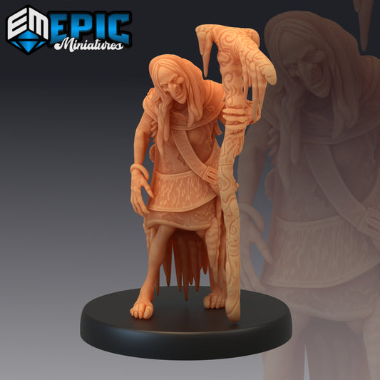 Winter Hag 804 - #24 Norse Raiders - Epic Miniatures | Medium | Human, Feminine, Staff