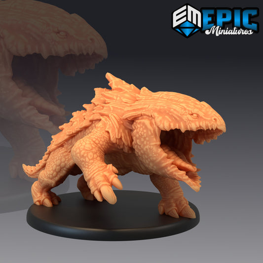 Bulette Attacking - Epic Miniatures | Large | Beast