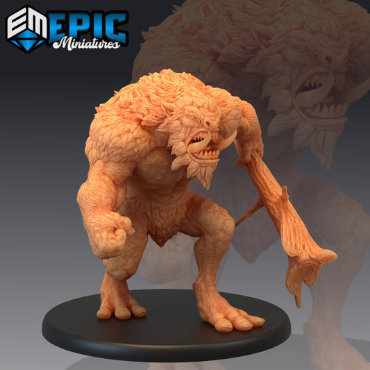 Norse Troll Angry 791 - #24 Norse Raiders - Epic Miniatures | Large | Beast, Club