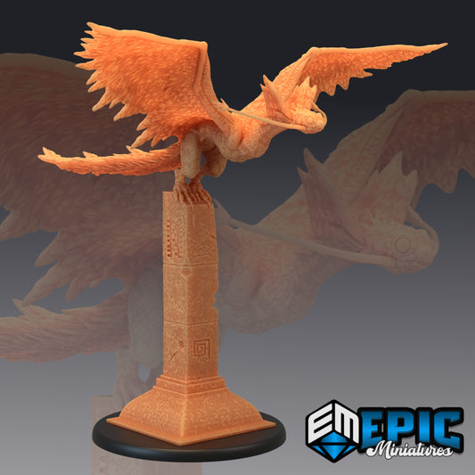 Snow Wyvern Pillar 799 - #24 Norse Raiders - Epic Miniatures | Large | Dragon