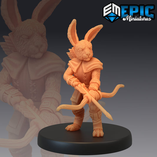 Bunny Soldier - Epic Miniatures | Medium | Humanoids, Masculine, bow