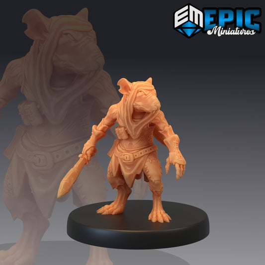 Rat Vagabond 682 - #21 Rodent Wars - Epic Miniatures | Medium | Humanoids, Masculine, Sword