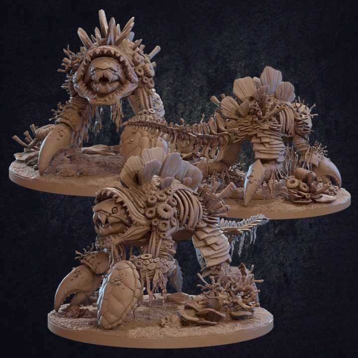 Coral Golem - The Dragon Trappers Lodge | Huge | Beast, Aquatic