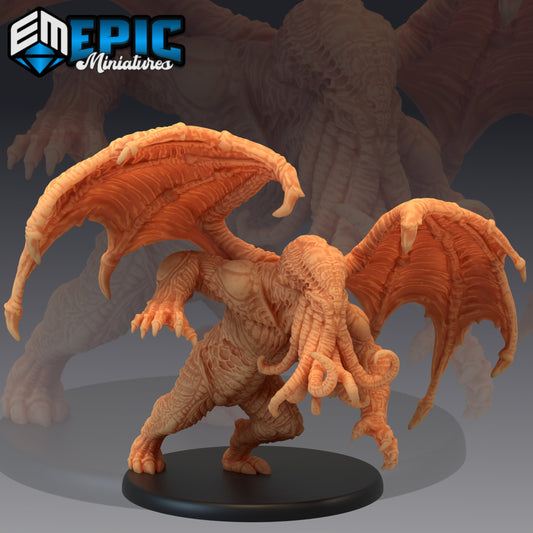 Star Spawn Attacking - Epic Miniatures | Large | Monstrosity