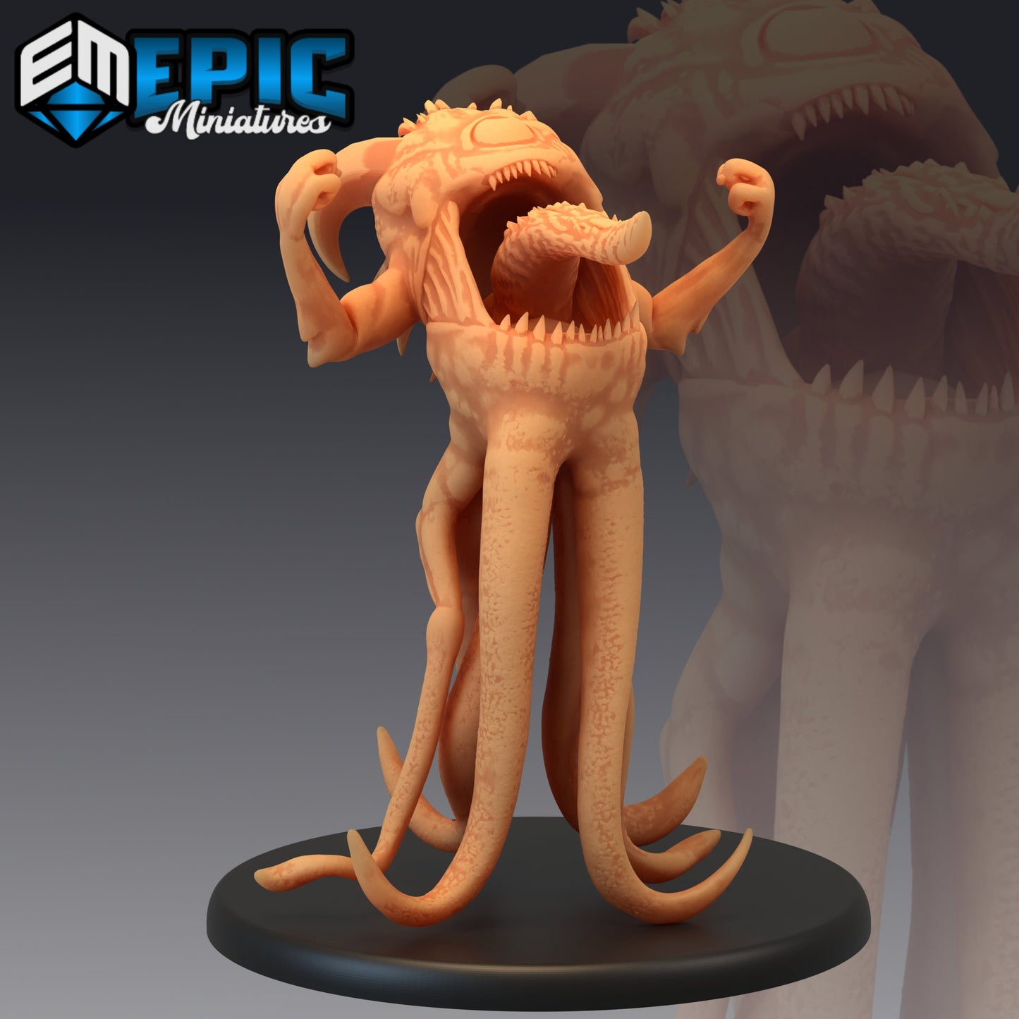 Abyssal Lurker Screaming 831 - #25 Endless Nightmare - Epic Miniatures | Large | Monstrosity
