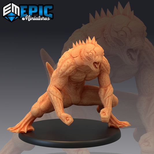 Deep One Abomination Power Up 847 - #25 Endless Nightmare - Epic Miniatures | Large | Monstrosity