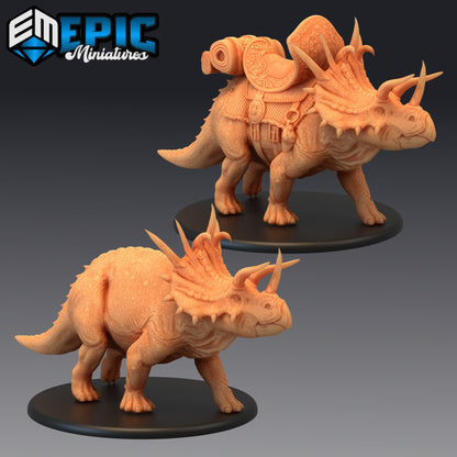 Triceratops Walking-Mounted - #26 Lost Paradise - Epic Miniatures | Huge | Beast