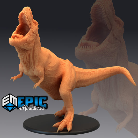 T-Rex Armored Roaring 877 - #26 Lost Paradise - Epic Miniatures | Huge | Beast