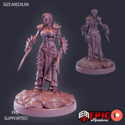 Elven Huntress 879 - #26 Lost Paradise - Epic Miniatures | Medium | Human, Feminine, Blade