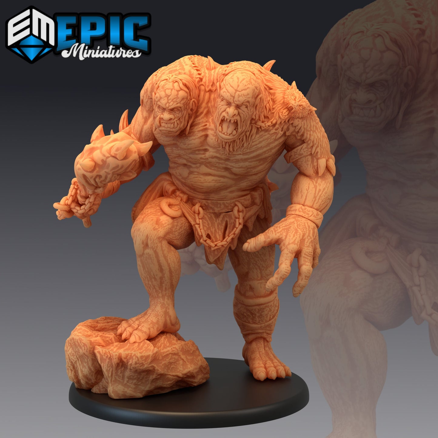 Ettin Ancestor 892 - #26 Lost Paradise - Epic Miniatures | Large | Club