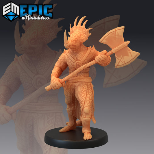 Dinosaur Tribe Axe 902 - #26 Lost Paradise- Epic Miniatures | Medium | Axe