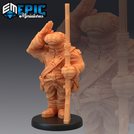 Hippo Soldier Salute 926 - #27 Gear Town - Epic Miniatures | Medium | Rifle
