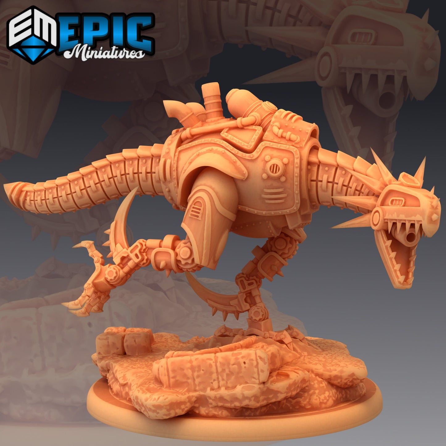 Iron Drake Tank Beta 930 - #27 Gear Town - Epic Miniatures | Large | Beast