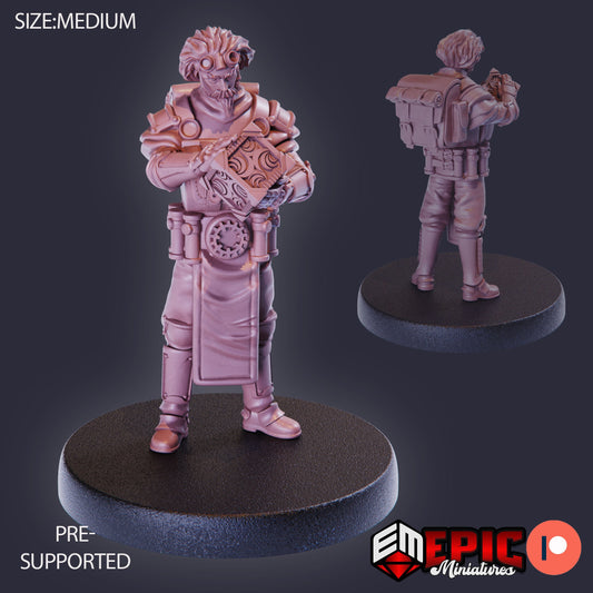 Artificer Baldrick Pandoras Box 943 - #27 Gear Town - Epic Miniatures | Medium | Human, Masculine, Box