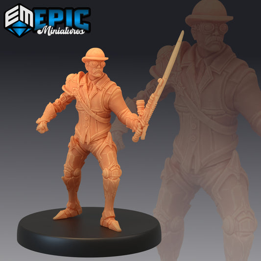 Lord Hamilton Sword 955 - #27 Gear Town - Epic Miniatures | Medium | Human, Masculine, Sword
