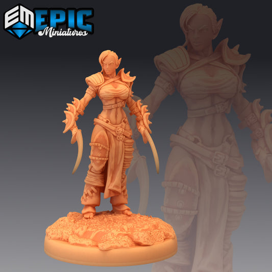 Elven Huntress 879 - #26 Lost Paradise - Epic Miniatures | Medium | Human, Feminine, Blade