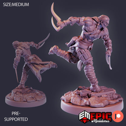 Elven Barbarian Bloodlust 884 - #26 Lost Paradise - Epic Miniatures | Medium | Human, Masculine, Blade