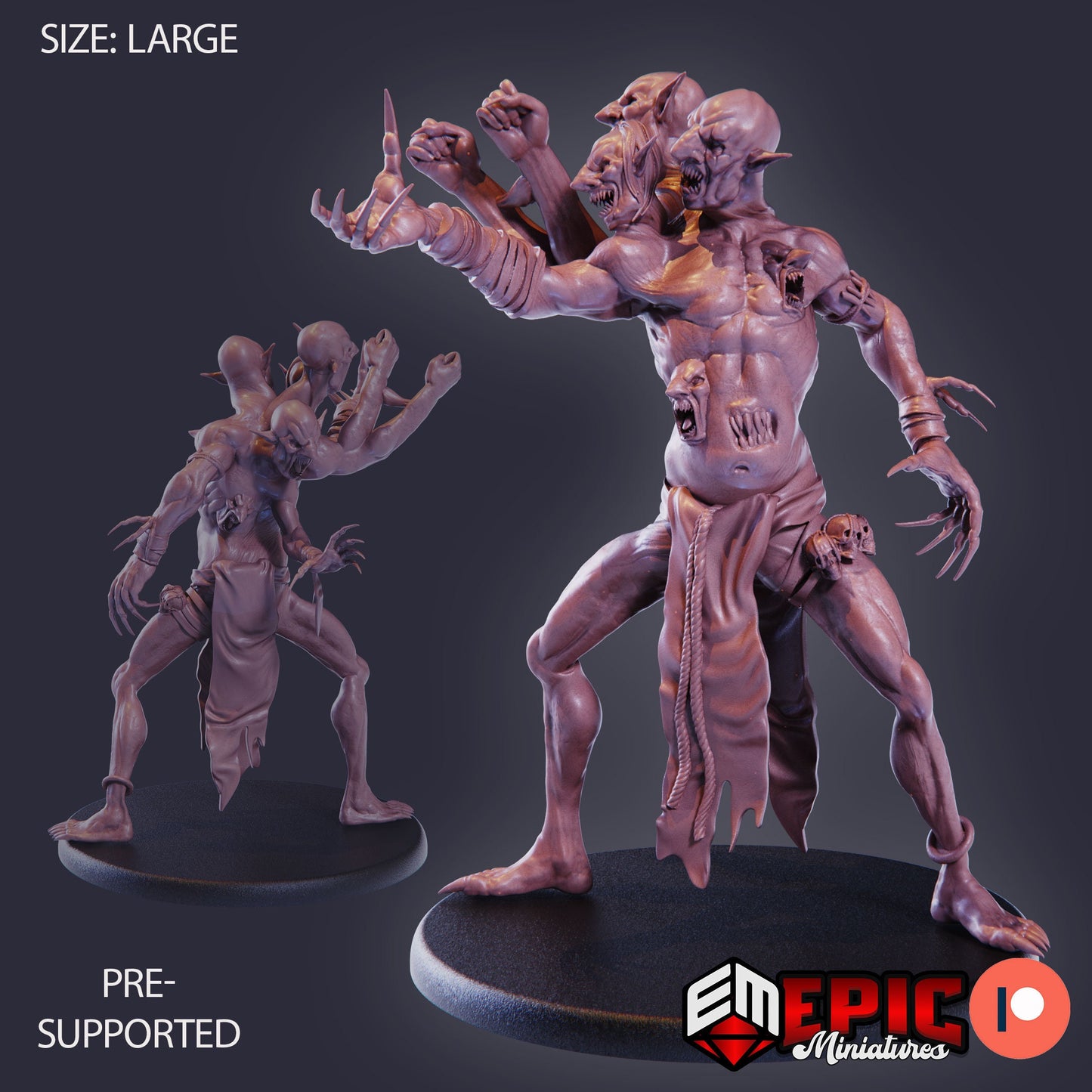 Dire Troll Summoning 886 - #26 Lost Paradise - Epic Miniatures | Large | Humanoids