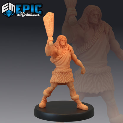 Caveman Club 891 - #26 Lost Paradise - Epic Miniatures | Medium | Human, Masculine, Club