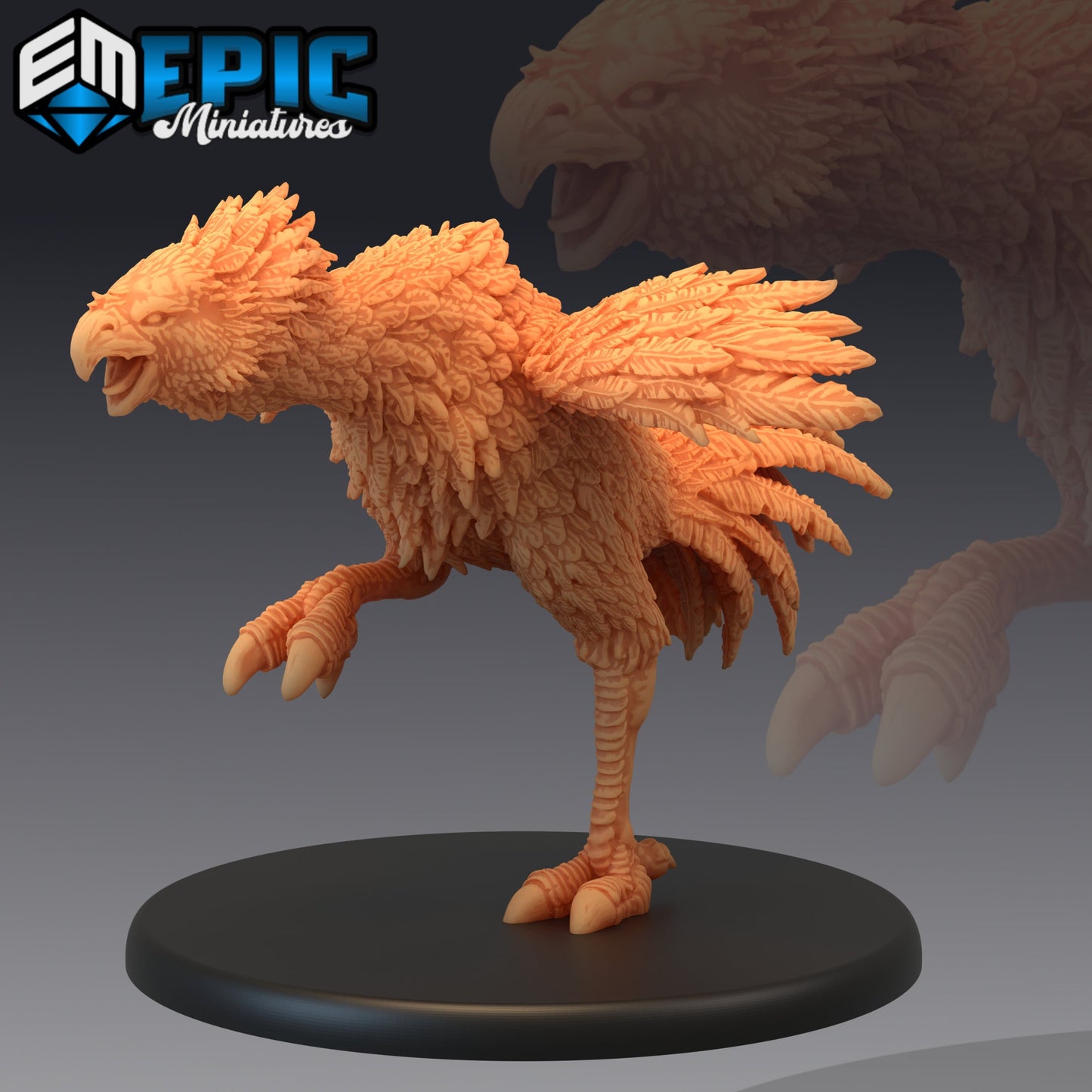 Terror Bird Attacking 899 - #26 Lost Paradise - Epic Miniatures | Large | Beast