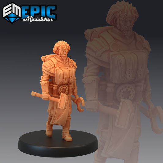 Artificer Baldrick - Epic Miniatures | Medium | Human, Masculine, Hammer, Instrument