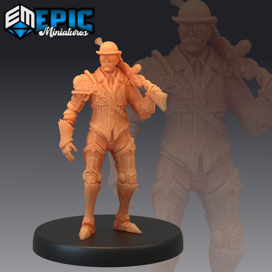Lord Hamilton Rifle 954 - #27 Gear Town - Epic Miniatures | Medium | Human, Masculine, Rifle