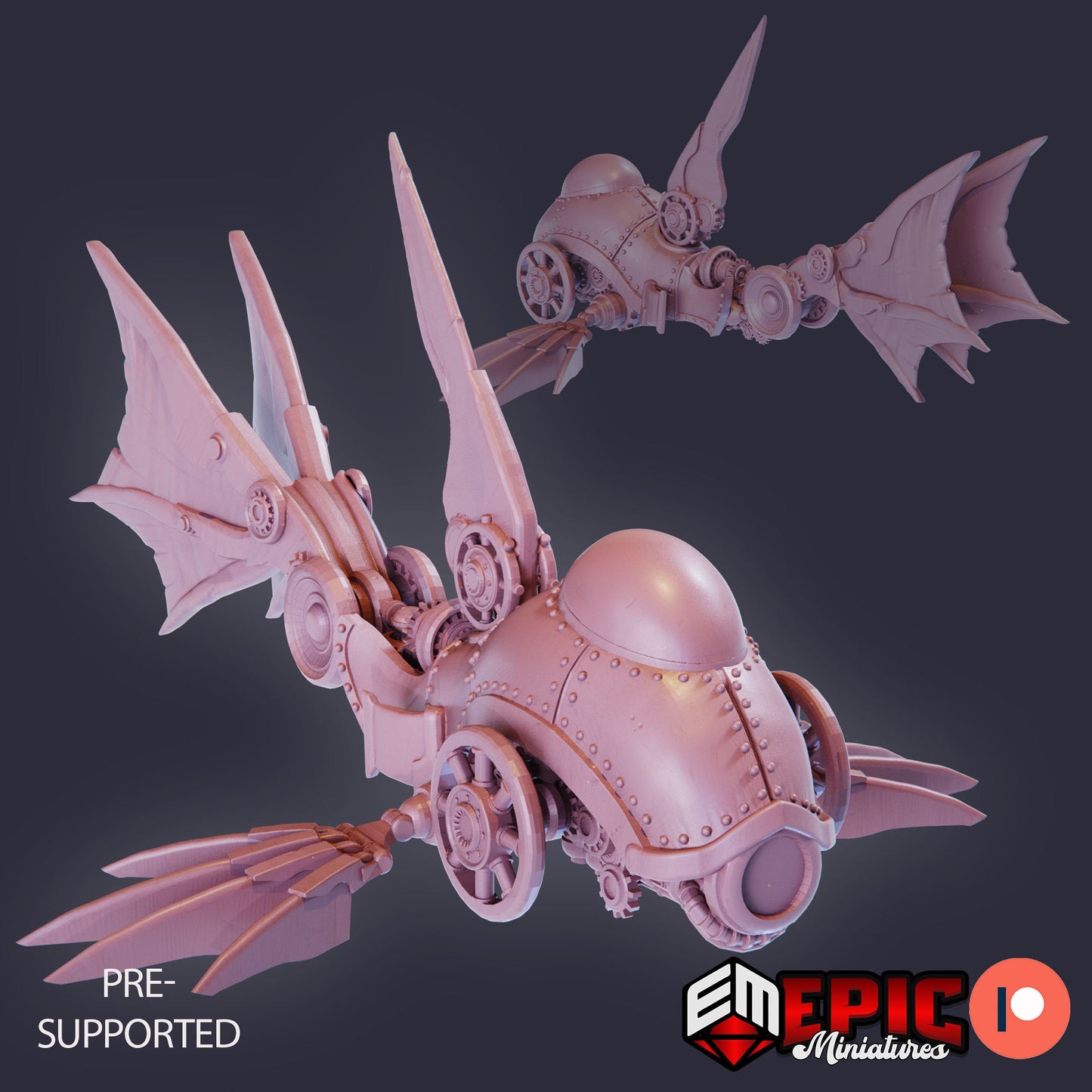 Steam-Tech X1200 Flappyfish 958 - #27 Gear Town - Epic Miniatures | Collosal