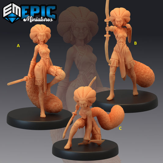 Tanuki Lady Series - #30 Savage Mountains - Epic Miniatures | Medium | Human, Feminine