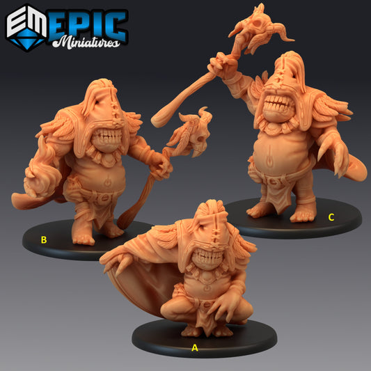 Ogre Warlock Series - Epic Miniatures | Large | Humanoids, Masculine
