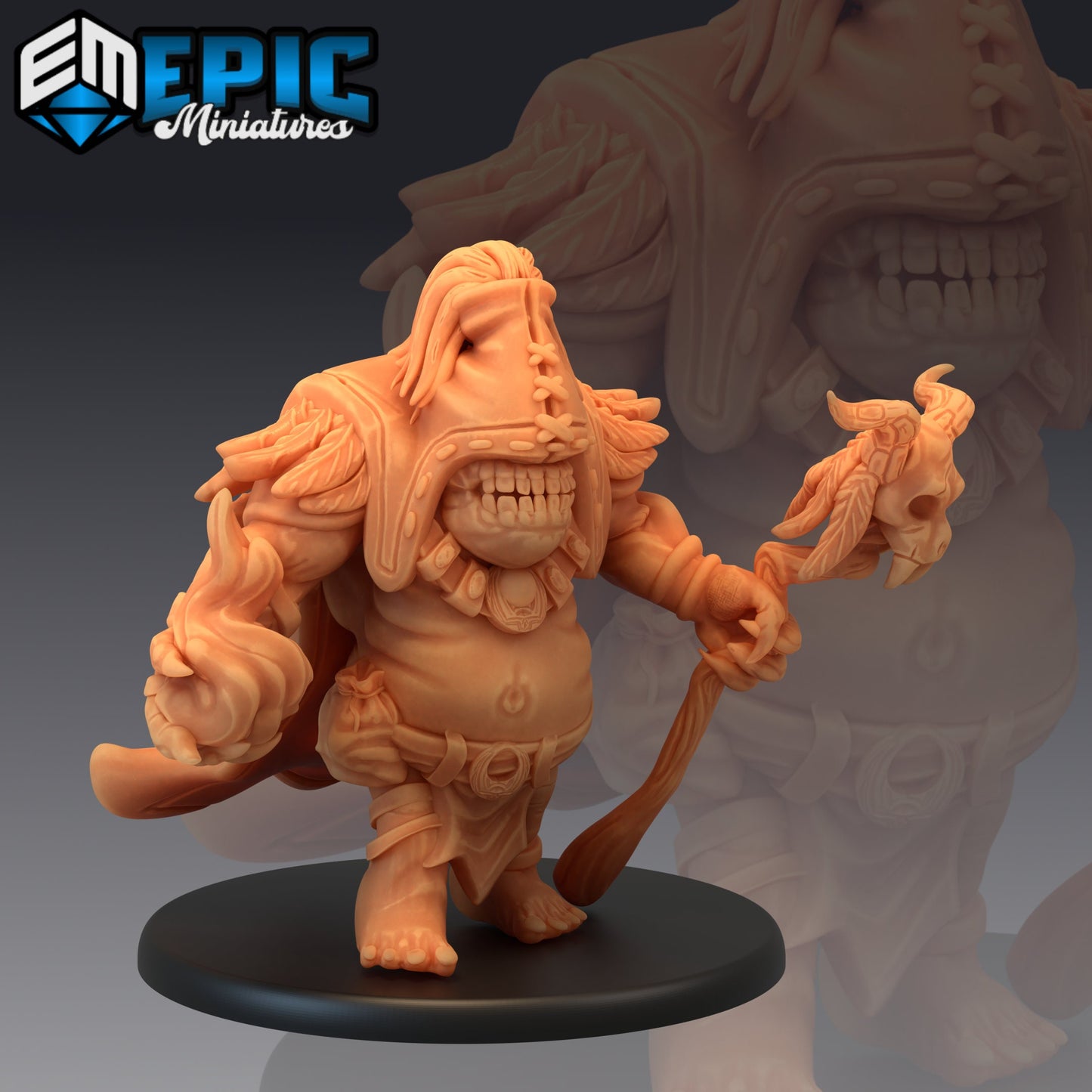 Ogre Warlock Series - Epic Miniatures | Large | Humanoids, Masculine