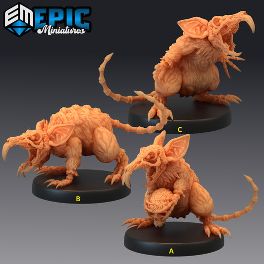 Giant Rat Revenant Series - #31 Hour of Demons - Epic Miniatures | Medium | Beast, Masculine