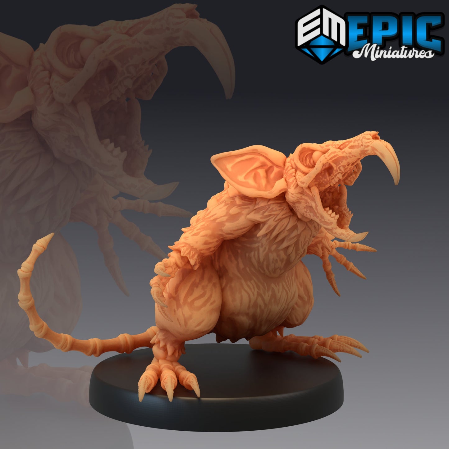 Giant Rat Revenant Series - #31 Hour of Demons - Epic Miniatures | Medium | Beast, Masculine