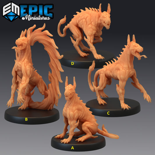 Portal Dog Series - #31 Hour of Demons - Epic Miniatures | Medium | Beast, Masculine