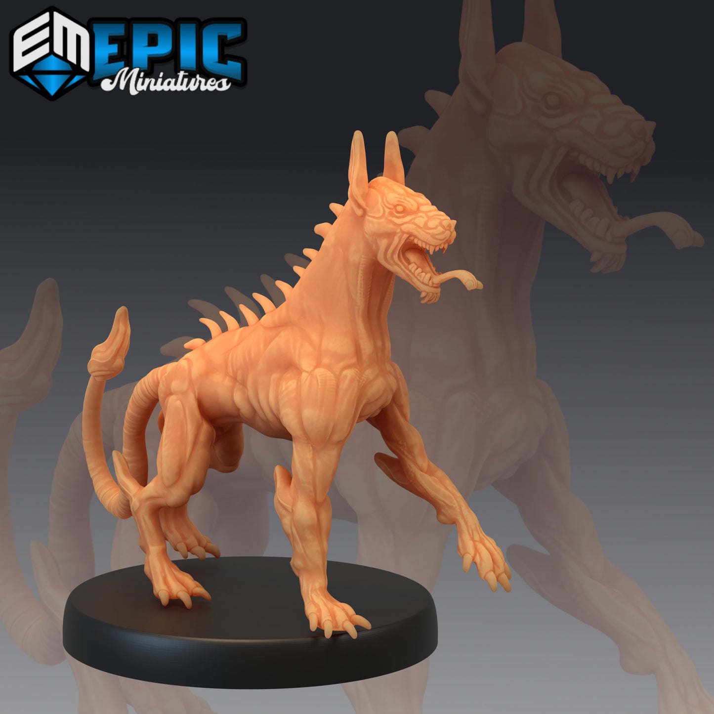 Portal Dog Series - #31 Hour of Demons - Epic Miniatures | Medium | Beast, Masculine