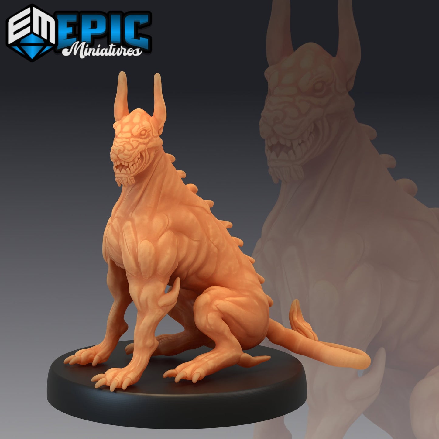 Portal Dog Series - #31 Hour of Demons - Epic Miniatures | Medium | Beast, Masculine