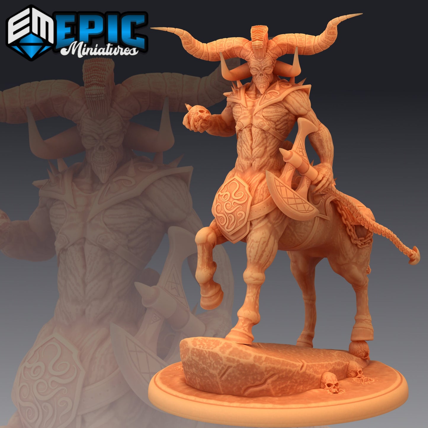 Demonic Centaur Series - Epic Miniatures | Large | Beast, Masculine