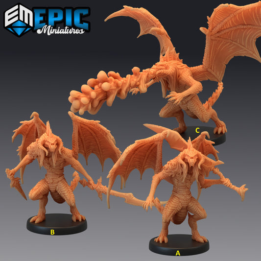 Draconic Demon Black Series - #31 Hour of Demons - Epic Miniatures | Medium | Beast, Masculine, Winged