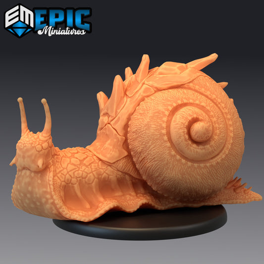 Boulder Snail 1071 - #30 Savage Mountains - Epic Miniatures | Large | Insect