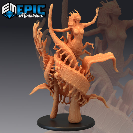 Centipede Mother - Epic Miniatures | Large | Monstrosity, Feminine, NSFW