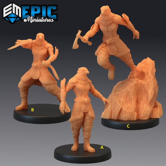 Raven Tribe Hunter Series - Epic Miniatures | Medium | Halfling, Masculine