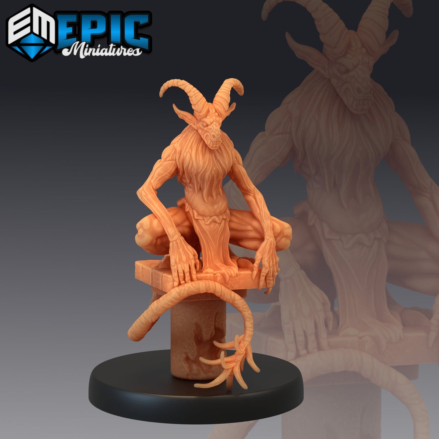 Goat Demon Series - Epic Miniatures | Medium | Humanoids, Masculine