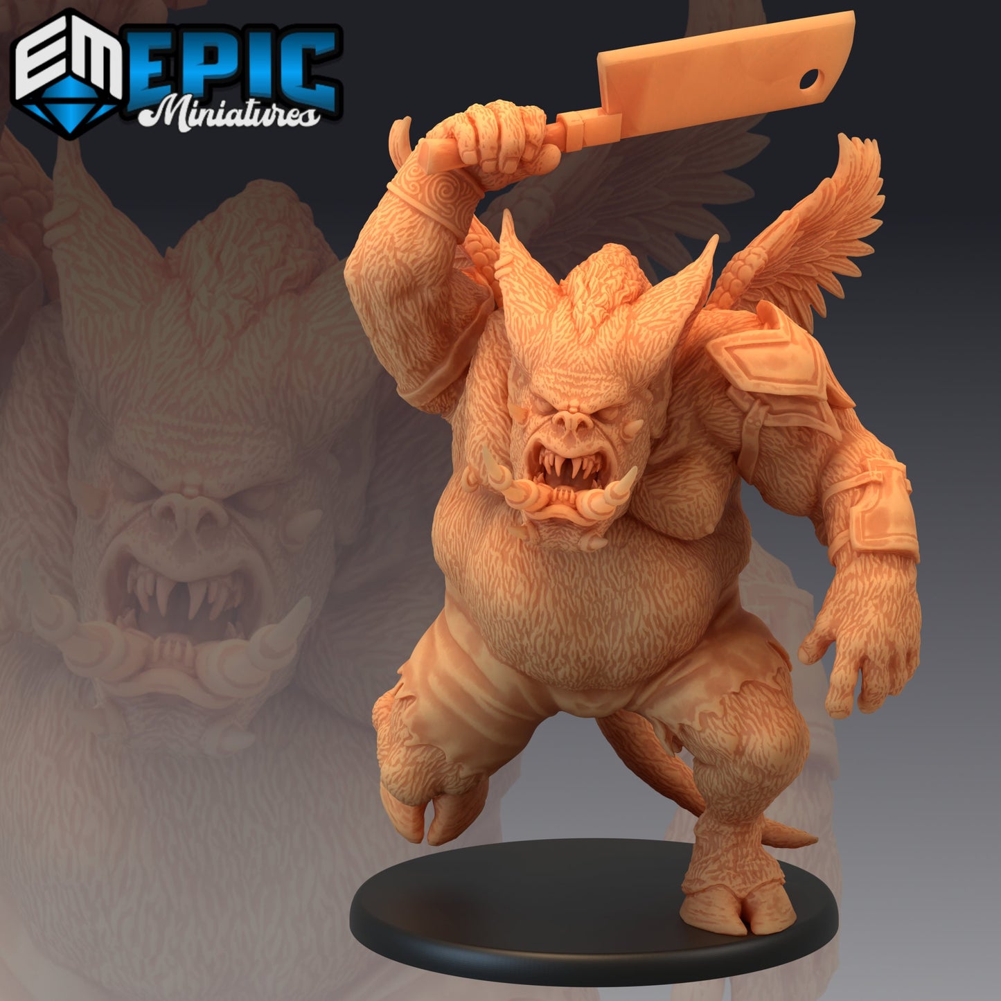 Pig Demon Series - Epic Miniatures | Large | Humanoids, Masculine