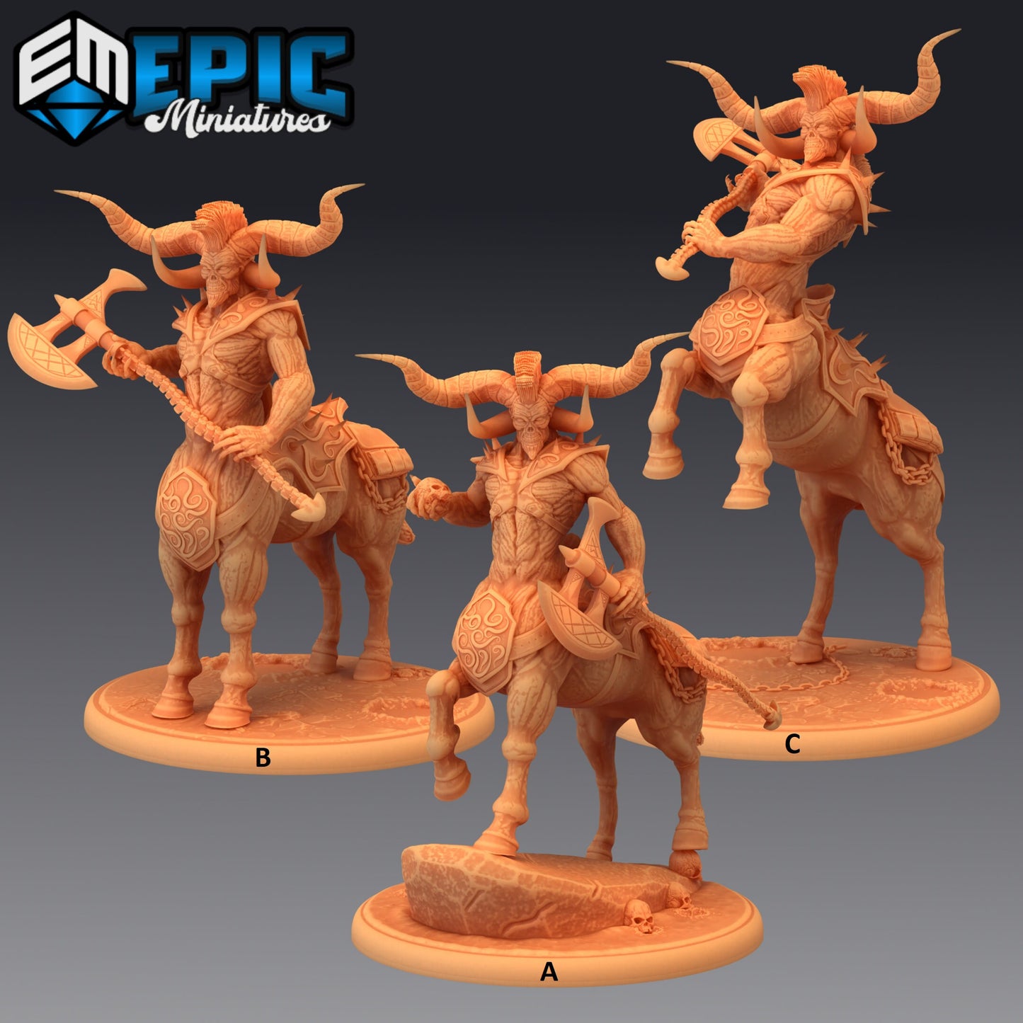 Demonic Centaur Series - Epic Miniatures | Large | Beast, Masculine