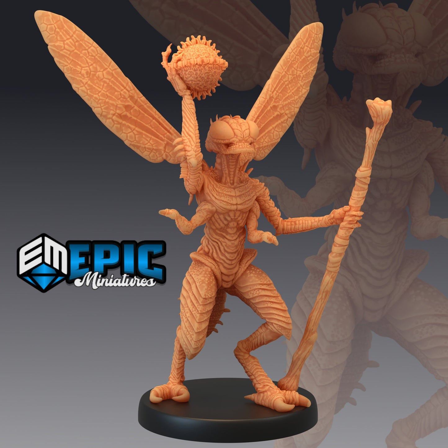 Fly Demon Series - #31 Hour of Demons - Epic Miniatures | Medium | Humanoids, Masculine, Winged